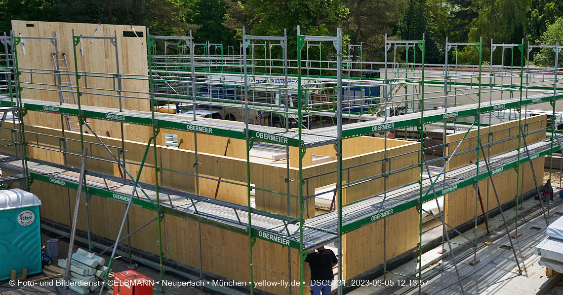 05.06.2023 - Neue Wände für das HAus für Kinder in Neuperlach in München